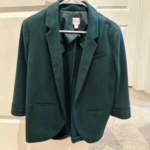 ✨ Size 10 ✨ LC Lauren Conrad Dark Green Blazer